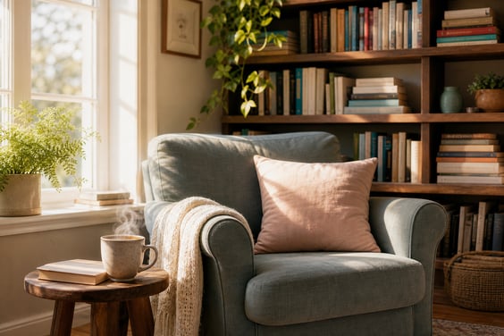 Books Stacked On Wooden Table