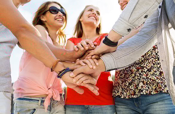 Team of People Joining Hands | Pure Flix