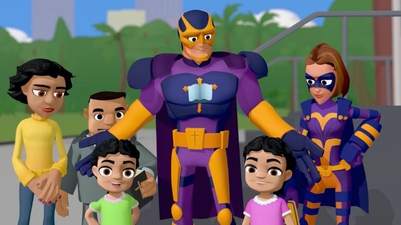 Bibleman Biblical Values in Kids Christian Cartoons Pure Flix