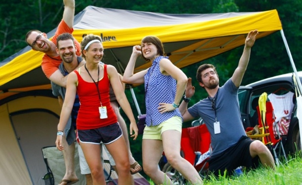 Camping and Dancing at Creation Fest | Pure Flix Creation Fest Sponsor