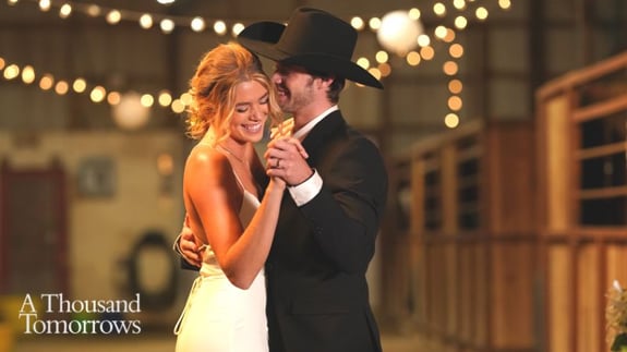 allie and cody dancing at wedding a thousand tomorrows