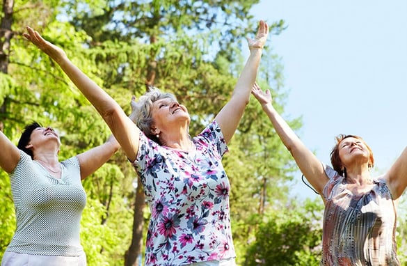 Women Doing Yoga Outside | Pure Flix
