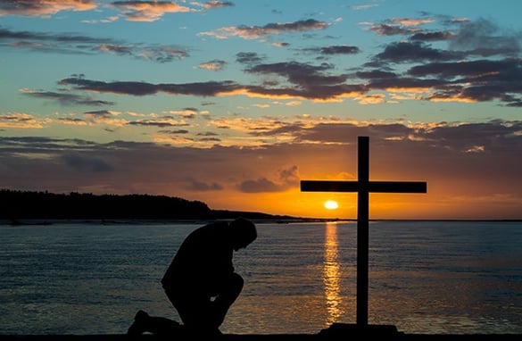 Praying Next to a Cross | Pure Flix