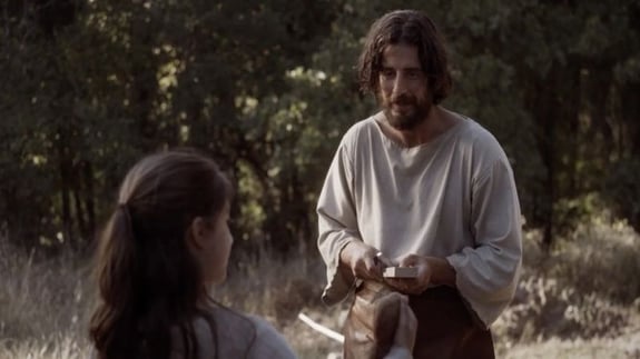 the chosen jesus caring for child