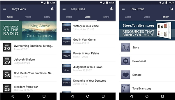 Daily Devotionals Tony Evans Christian App | Pure Flix