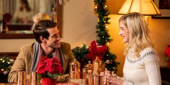 belgian chocolate christmas hot cocoa romance scene