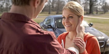 candace cameron bure hugging man in finding normal