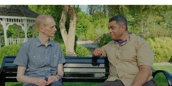 henry lennix on park bench destination heaven