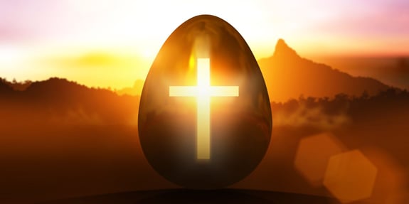 easter egg with cross pure flix blog header