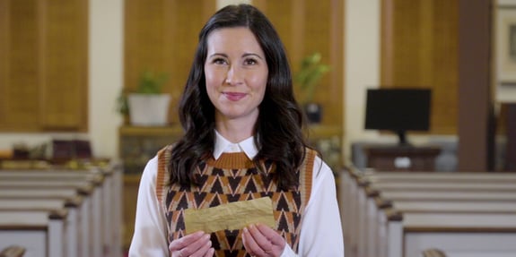 abby broukes holding bible verse in church pure flix exclusive movie