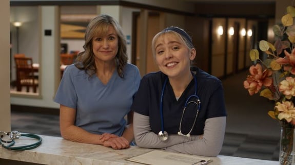 nurses charley and janey from going home