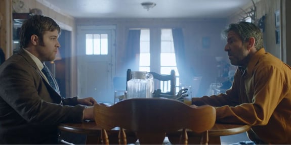 bart and father dining room table i can only imagine scene