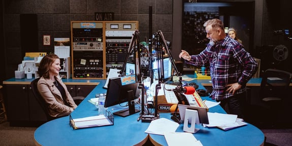 live and local radio station comedy series