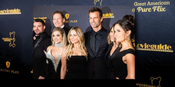 cameron mathison on movieguide awards carpet