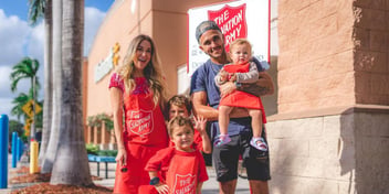 carlos penavega family volunteering salvation army