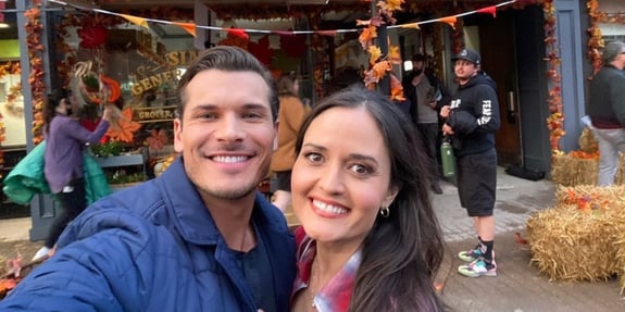 danica mckellar dancing with the stars great american family movie set