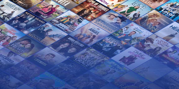 here banner with pure flix original movie titles