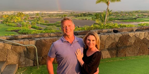 john schneider and wife hugging album about wifes passing