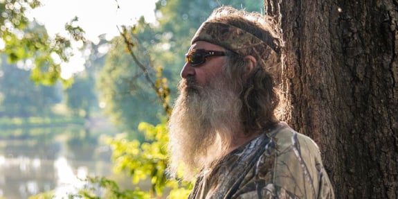 phil robertson tree in nature duck dynasty movie the blind