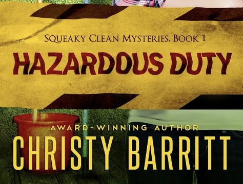The August Book Club Book is Hazardous Duty by Christy Barritt!