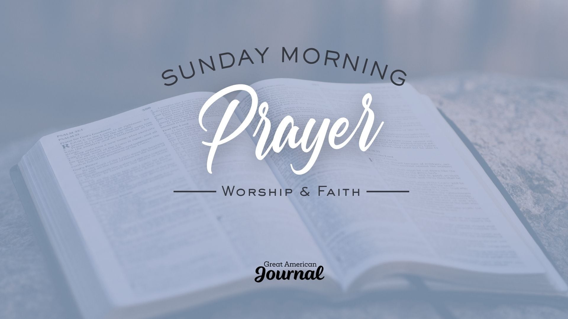 Today's Morning Prayer - Sunday 7/26/26