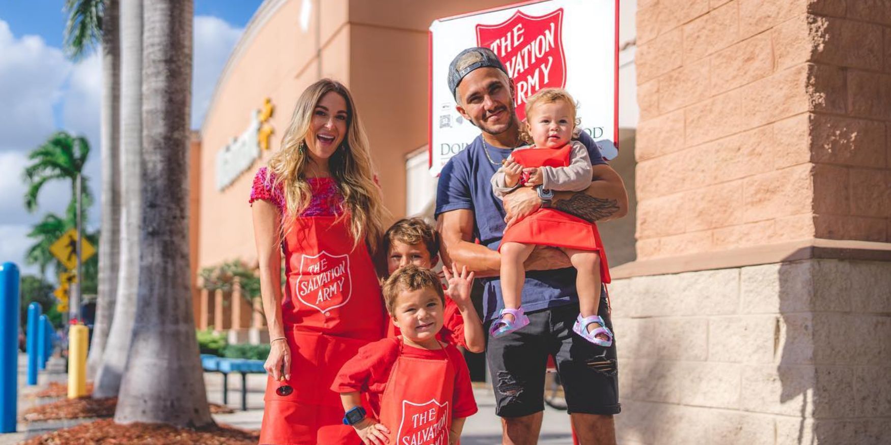 carlos penavega family volunteering salvation army