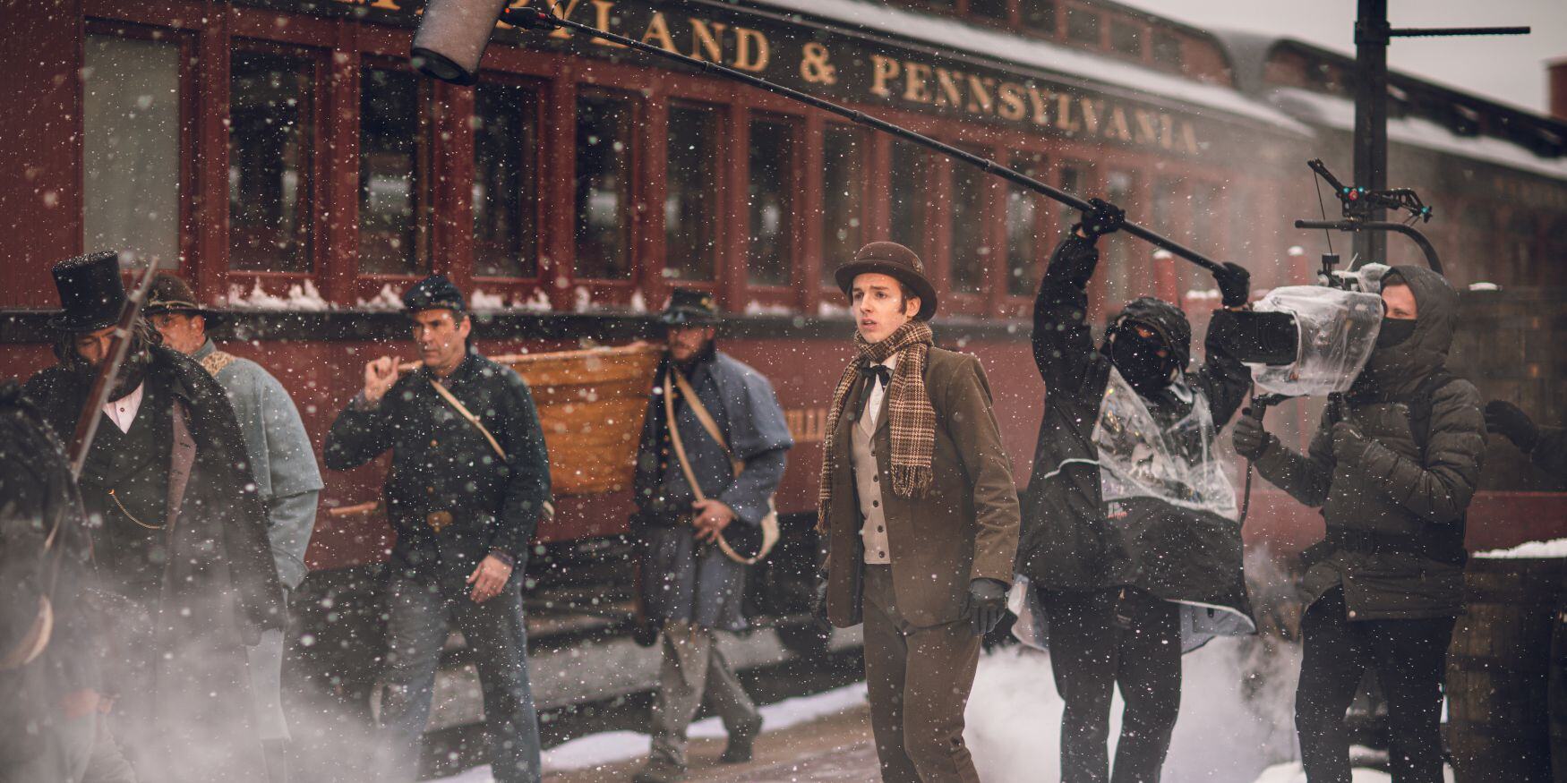 inside the making of i heard the bells railroad scene